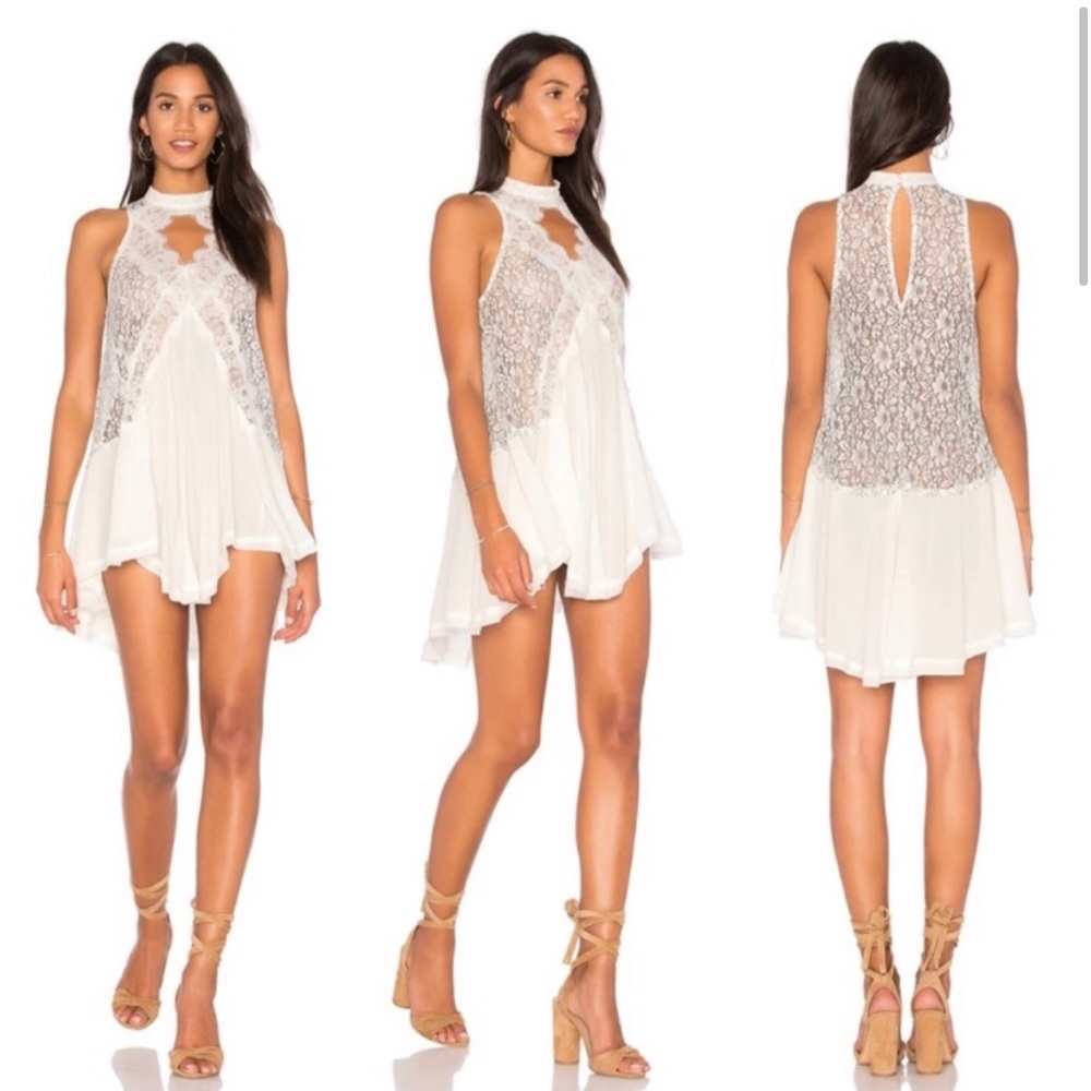 Free People Tell Tale Lace Tunic